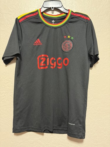 Adidas Ajax Bob Marley Three Little Birds Soccer Jersey Size