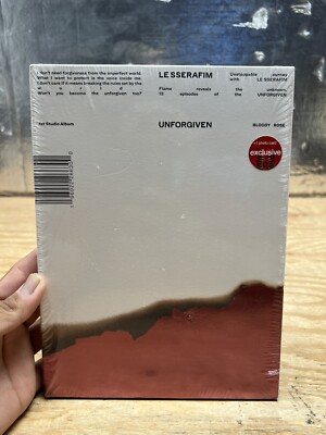 New: LE SSERAFIM Unforgiven 1st Studio Album BLOODY ROSE Version Target Exclusiv