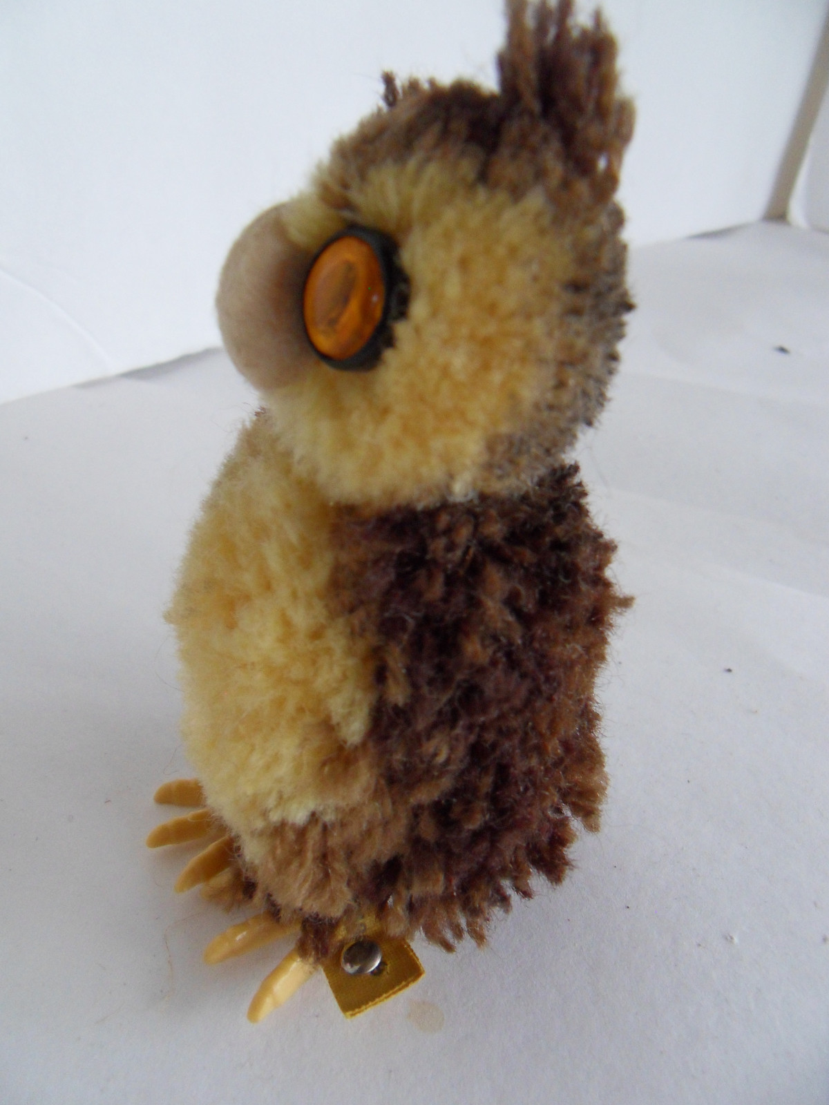 Steiff owl wool owl miniature stuffed animal Germany 1691