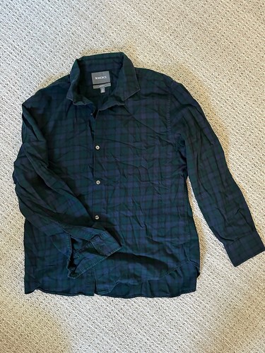 BONOBOS Slim Fit Brushed Flannel L/S Button Shirt