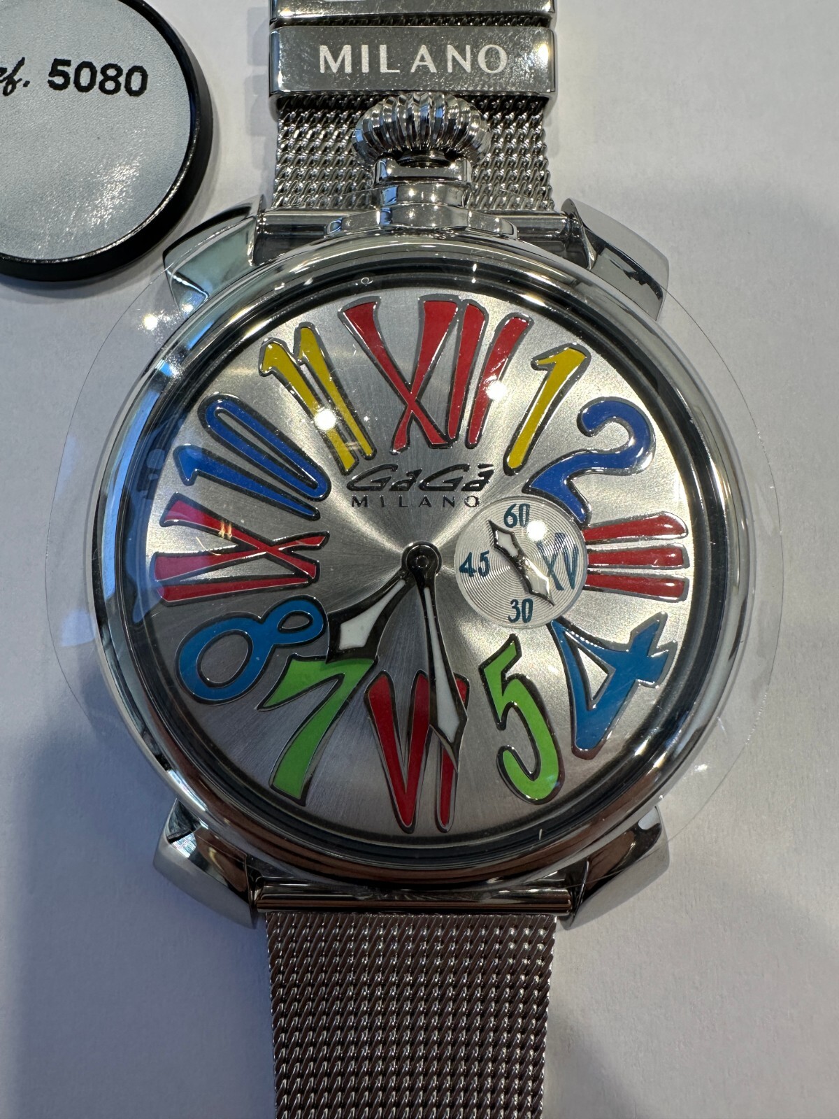 GAGA MILANO 46mm 5080.1 ステンレス アナログ 腕時計 Slim 46mm ステンレス 5080.1 | GaGa MILANO -ガガミラノ- 公式