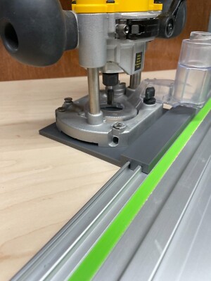 Dewalt Plunge Router Adapter for Festool Track Saw Guide Rails - DCW600B, DWP11
