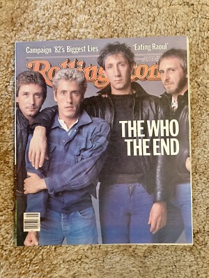 The Who Rolling Stone Magazine November 11, 1982