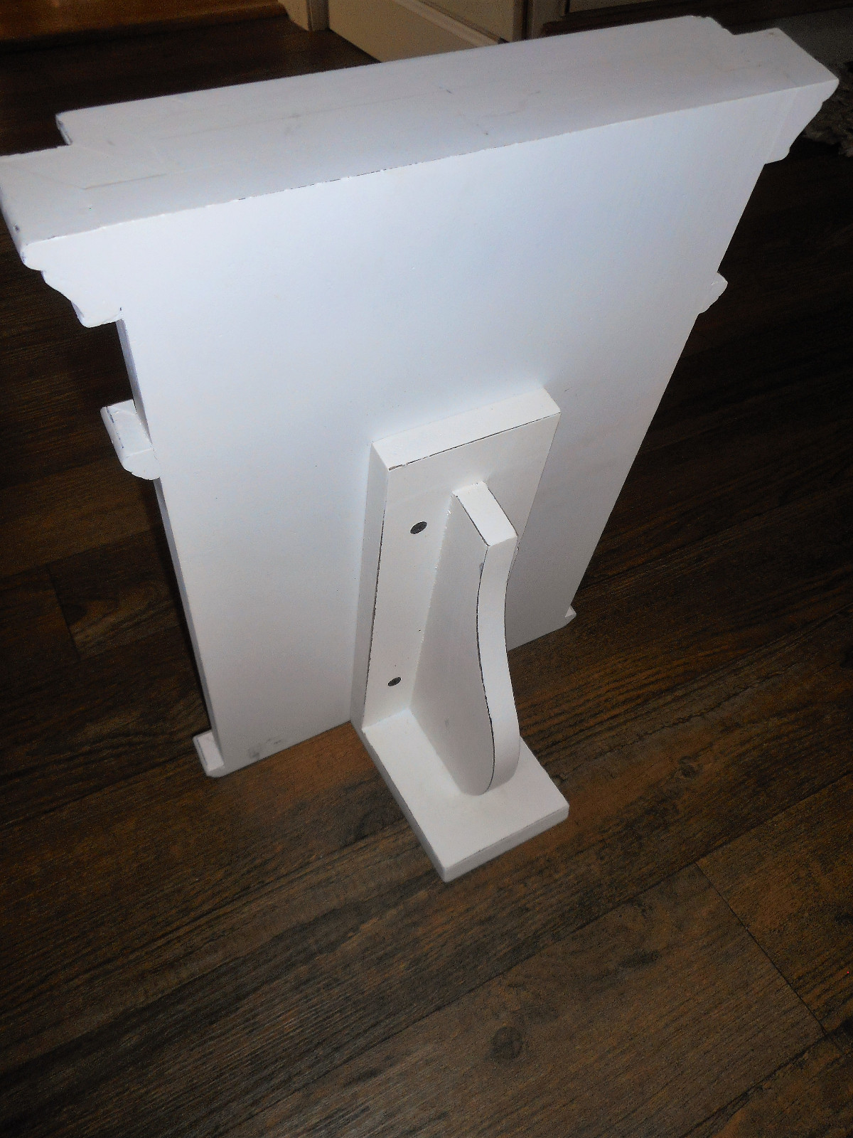 New Wood Kitchen Cook Book/Tablet Holder White Shabby Chic Country