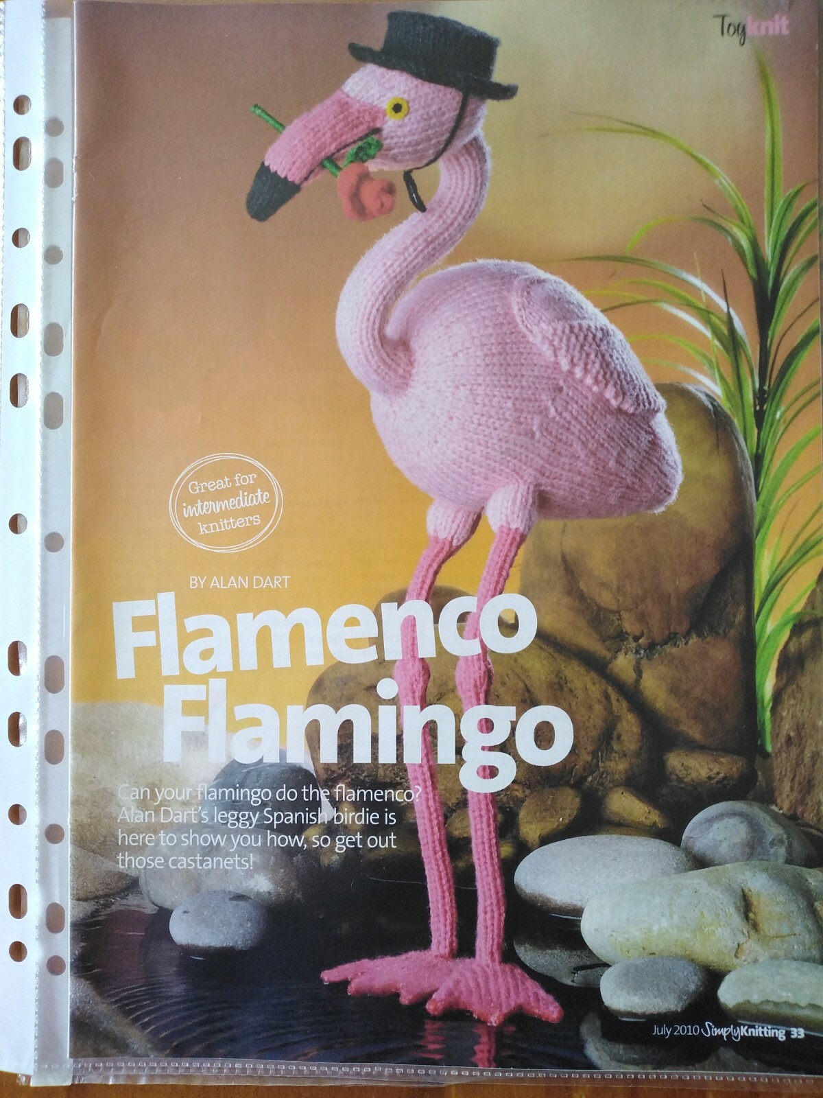 Купить Шаблоны FLEMENCO FLAMINGO /alan DART Knitting Pattern в интернет