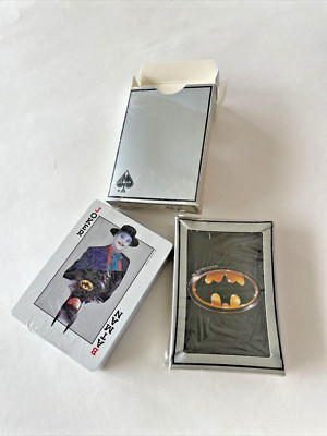 Vintage Batman Playing Cards Liberty Poker DC Comics Nicholson and Keaton Movie