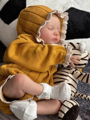 Zero Pam Realistic Reborn Baby Dolls Girl 20 Inch Soft Silicone Baby Dolls Th...