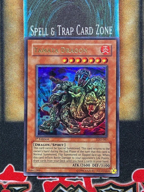 Yugioh Yamata Dragon LOD-067 Ultra Rare 1st Ed MP | eBay