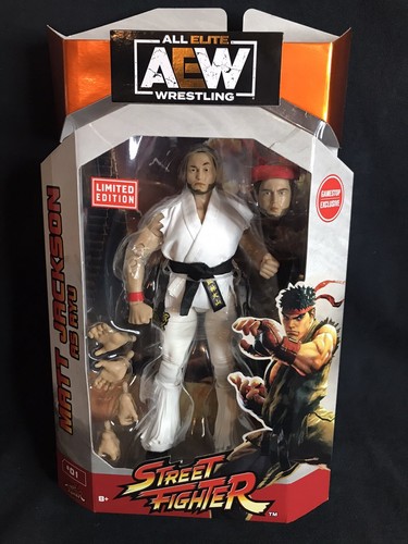 AEW Street Fighter Matt Jackson as Ryu Jazwares Limited
