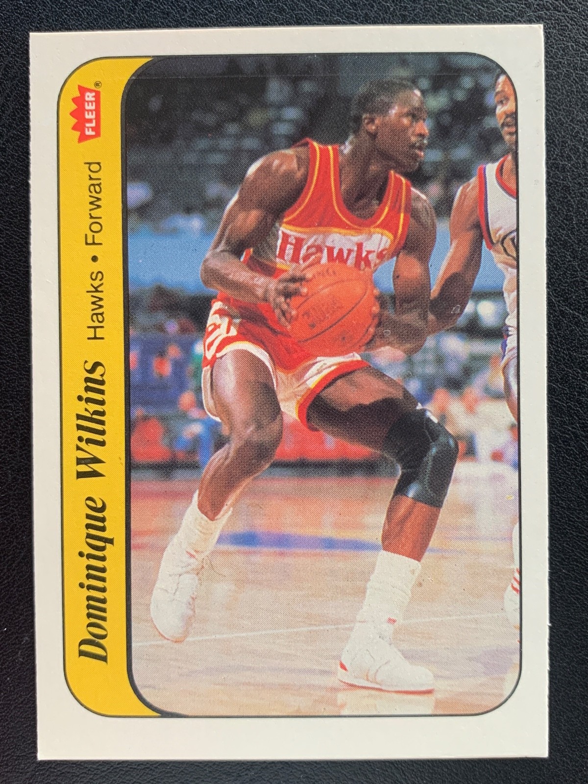 1986 Fleer Sticker #11 Dominique Wilkins RC Rookie #3