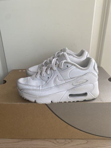 Nike Air Max 90 White Toddler Sneakers CD6868-100 - Size