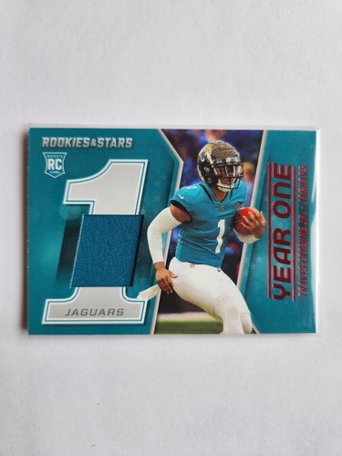 PANINI NFLカード CROWN E TITUS YOUNG 1/1 #9 送料無料 中古 IT1 2021 Panini Rookies & Stars Travis Etienne Jr. RC Year One