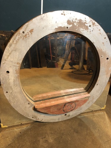 Large Vintage 36” Foundry Pattern For Wall Mirror Or As Wall Art