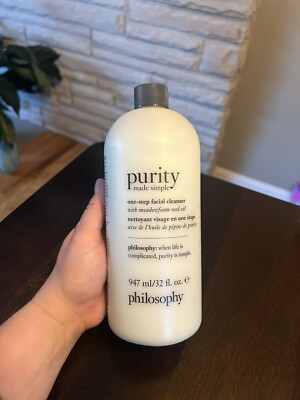 Philosophy Purity Made Simple One Step Facial Cleanser 32 fl. oz   (NEW)