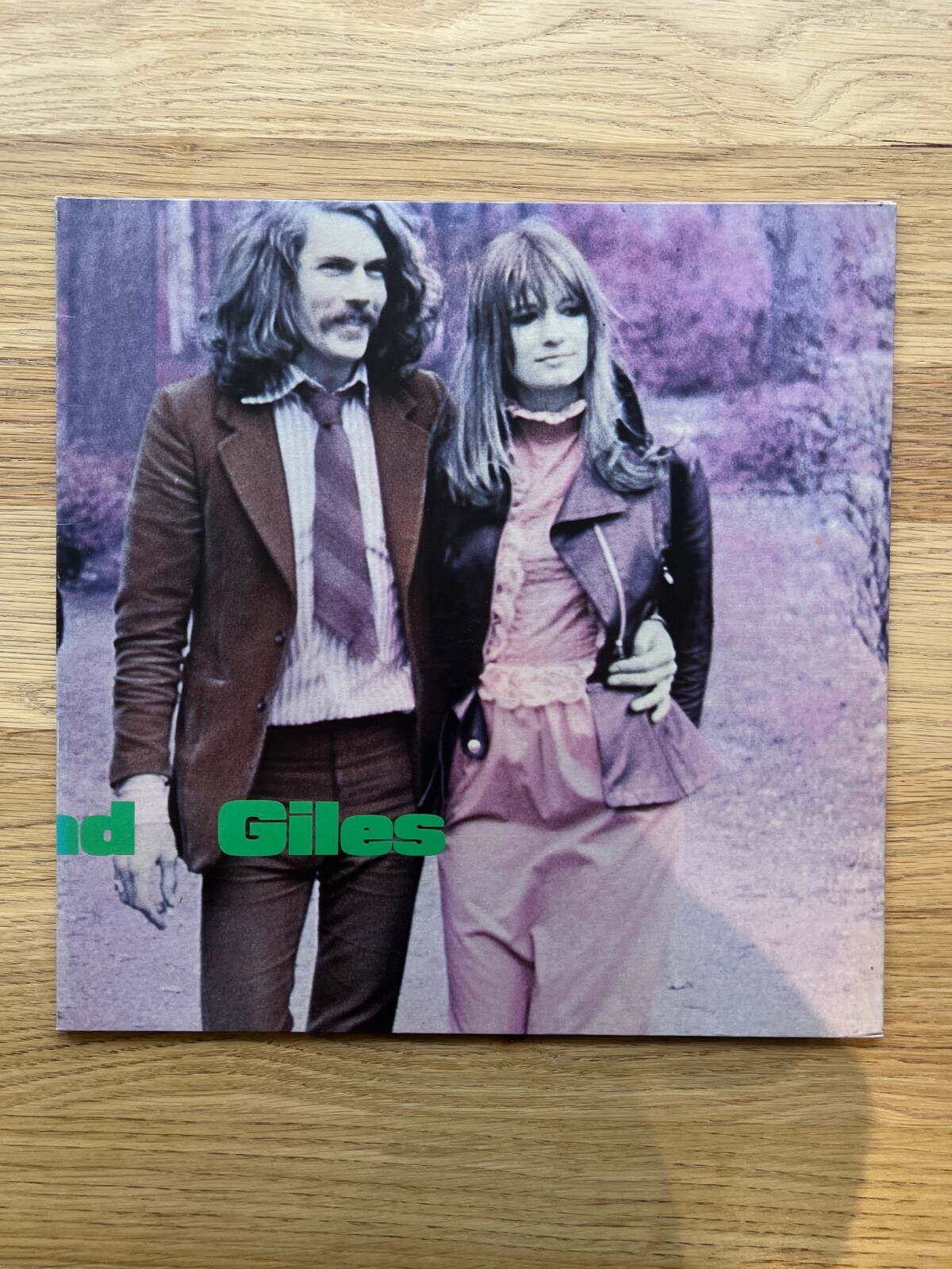 MCDONALD & GILES - S/T LP pink rim '74 issue (prog king
