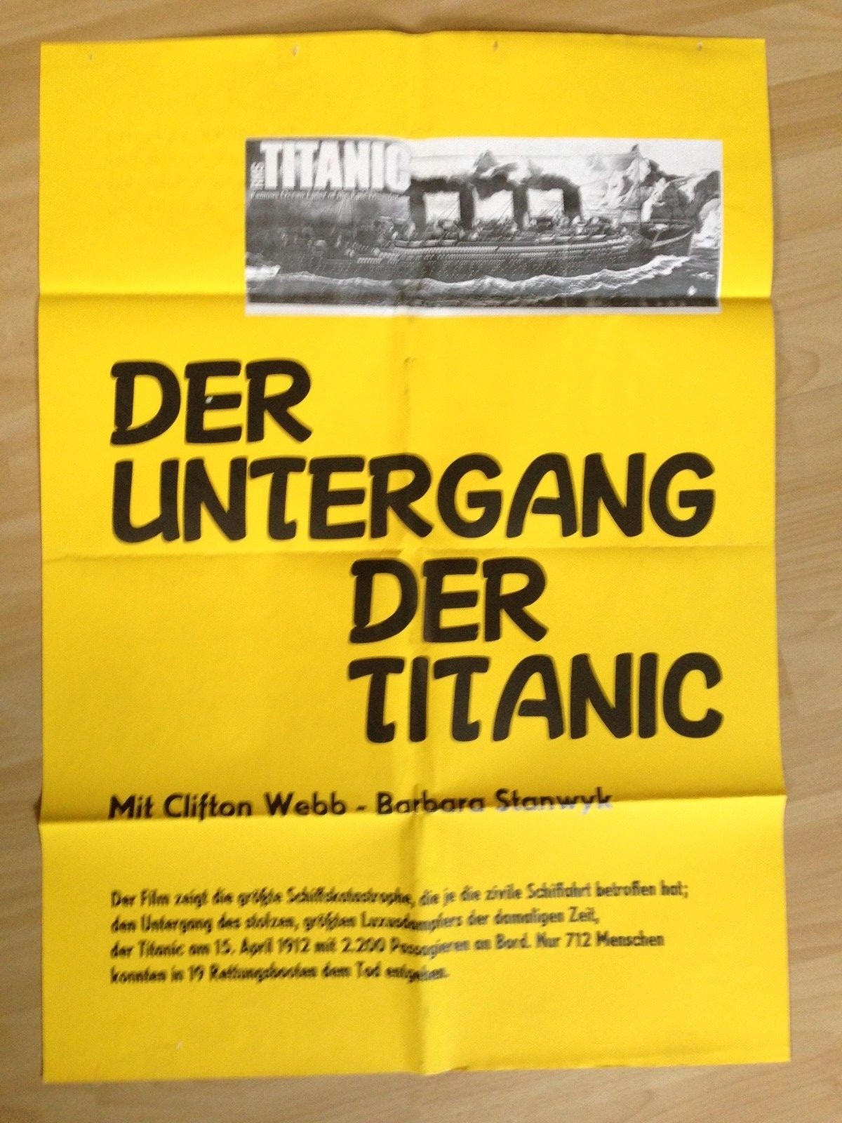 Titanic Filmplakat Titanic Filmplakat