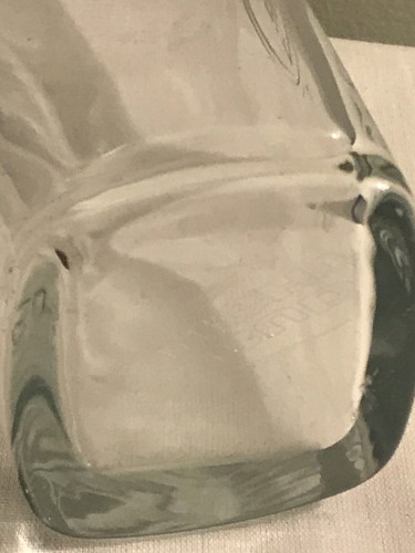 Bud Light Budweiser Clear Etched Out Pilsner Tall Beer Glass 7”