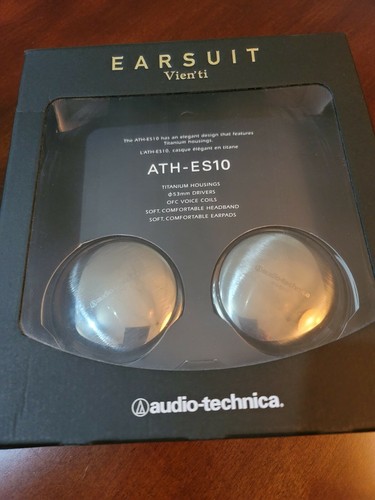 Audio-Technica ATH-ES10 Headband Headphones - Black/Silver