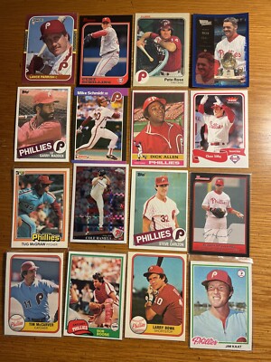 Phillies All-Time Greats Lot (40) Utley Rolen Howard Carlton Schmidt Kruk Allen