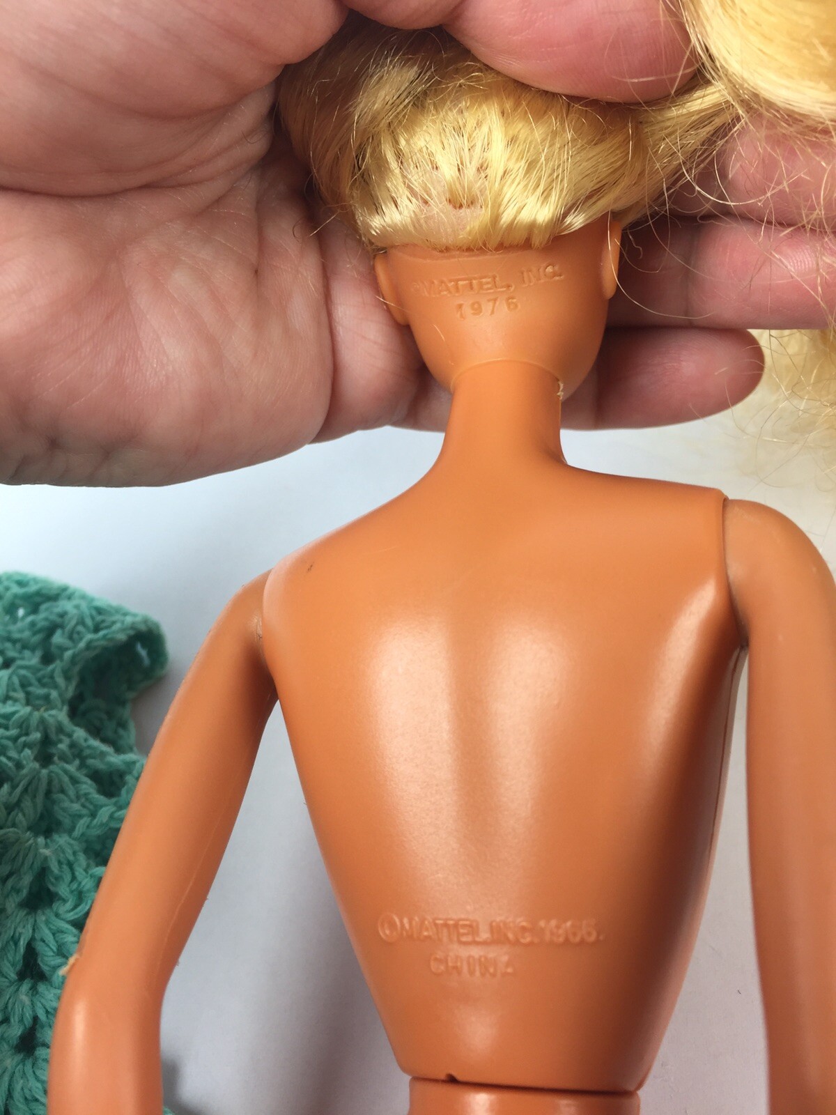 Lot Of 2 VNT Barbie Dolls 1966 Bodies, (1) 1976 Head, Twist & Turn Bend At Knees