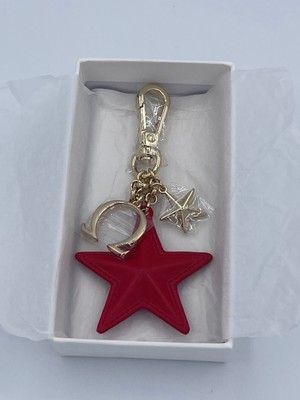 OMEGA Seamaster Speedmaster Railmaster Chrono Keyring Keychain Stella Red