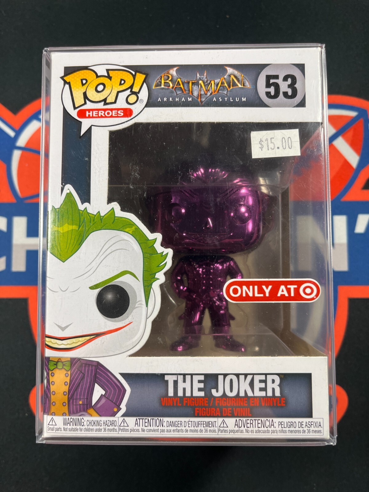 Funko Pop! Heroes Batman Arkham Asylum The Joker Target Exclusive