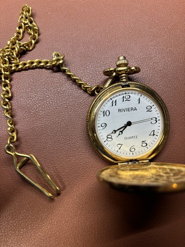 Men's Riviera Quartz Pocket Watch Semi Truck & Chain | eBay