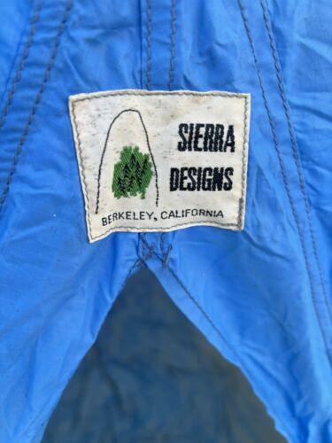 Vtg 70s Sierra Designs Glacier Backpacking Tent Berkeley California RARE