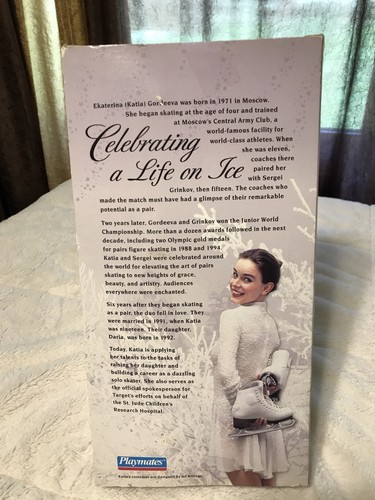 Championship Skating  Katia Gordeeva Barbie Doll Unopened Sealed Box 1997