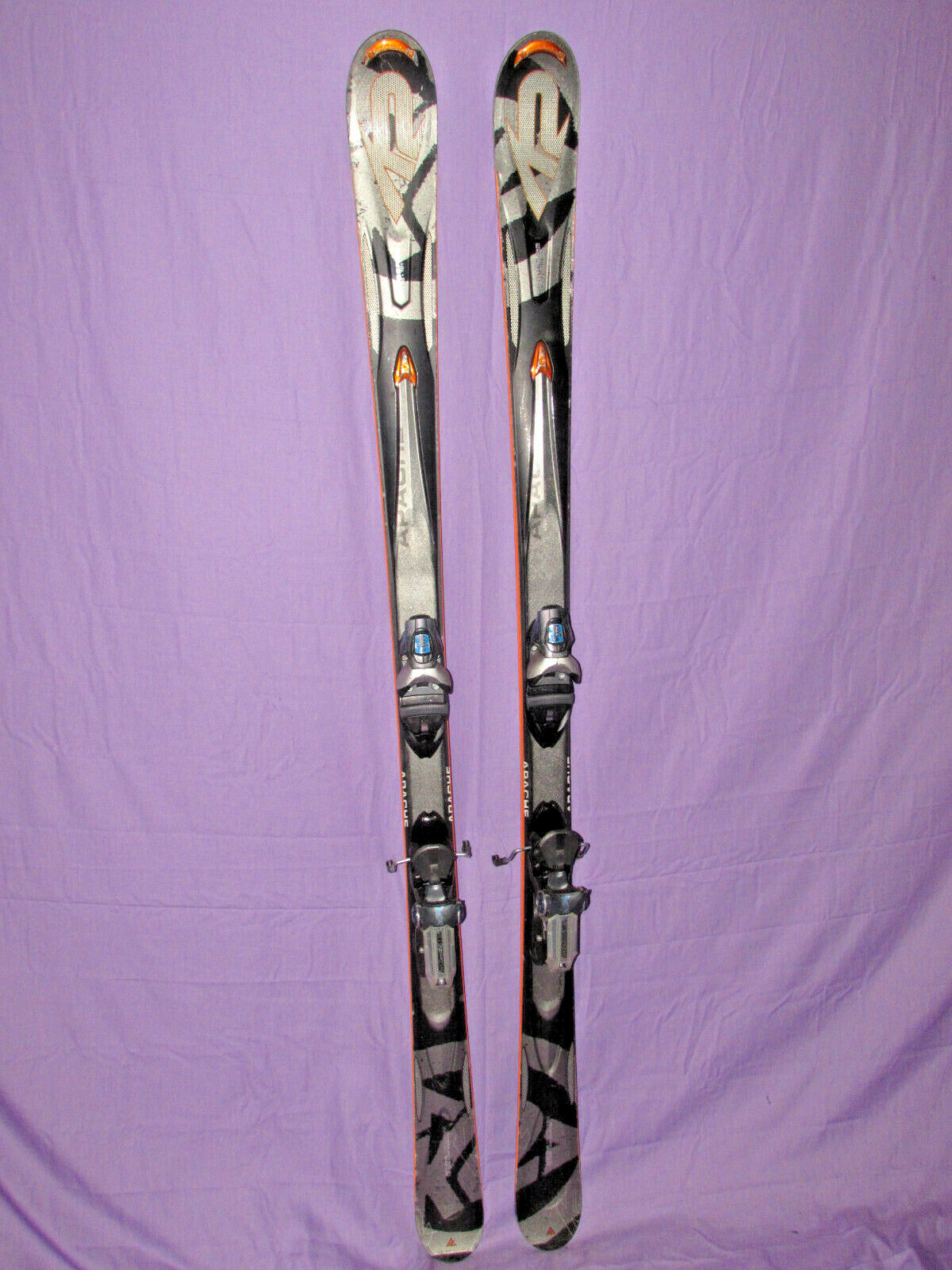 K2 Apache Crossfire All-Mountain skis 167cm with Rossignol K2 Apache Crossfire All-Mountain skis 167cm with Rossignol