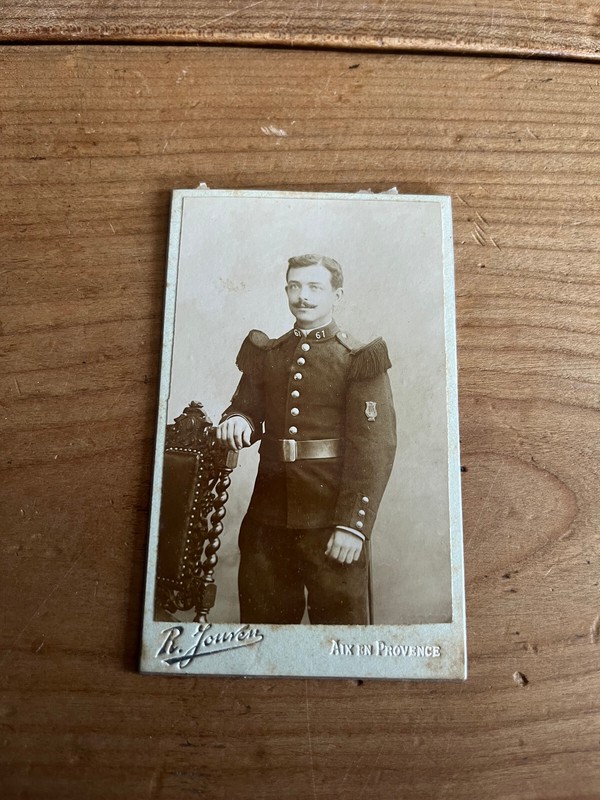 Photo Ancienne Cdv Militaire N641 R Jouven