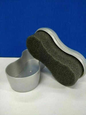 Moneysworth & Best Clear Travel Shoe Shine Sponge Polish Neutral By M&B