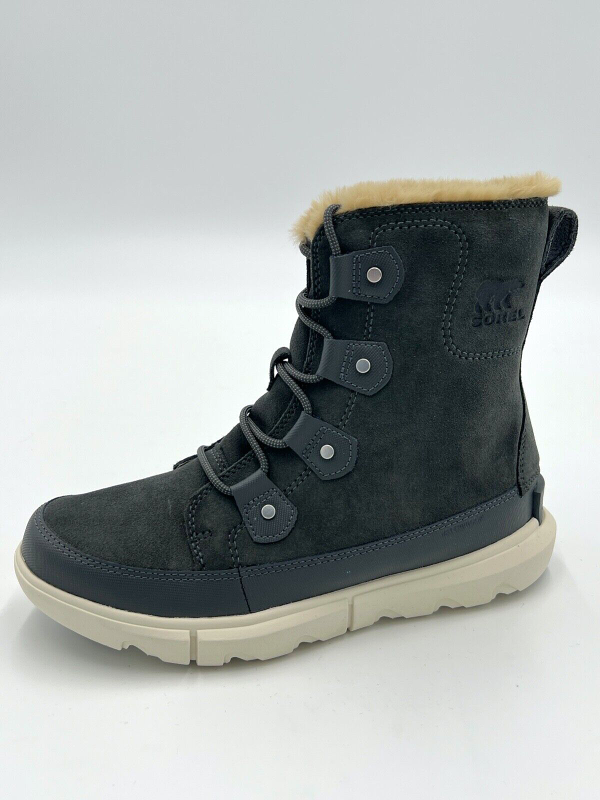 

SOREL Explorer II Джоан Бутс 9.5 | Замшевая кожа Grill Fawn NL4462-028 НОВИНКА, Серый, Sorel Explorer