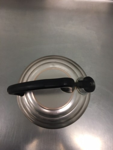 Vintage Mirro Pink Aluminum Tea Pot Kettle