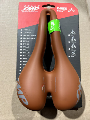 Selle SMP TRK Medium Cutaway Saddle, 280 x 160mm - BROWN