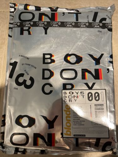 Frank Ocean Boys Don't Cry Zine Magazine Blond Blonde CD Limited RSD 2016 Frank Ocean Boys Don't Cry Zine Magazine Blond Blonde CD Limited RSD 2016