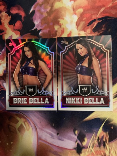 Brie & Nikki Bella 2011 Topps WWE Classic Wrestling