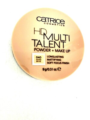 Catrice Cosmetics HD Multitalent Matte Face Powder Makeup 040 Warm Beige New