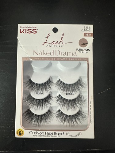 KISS Lash Couture Naked Drama – Falsche Wimpern Multipack 01, Weich Wie Nerz