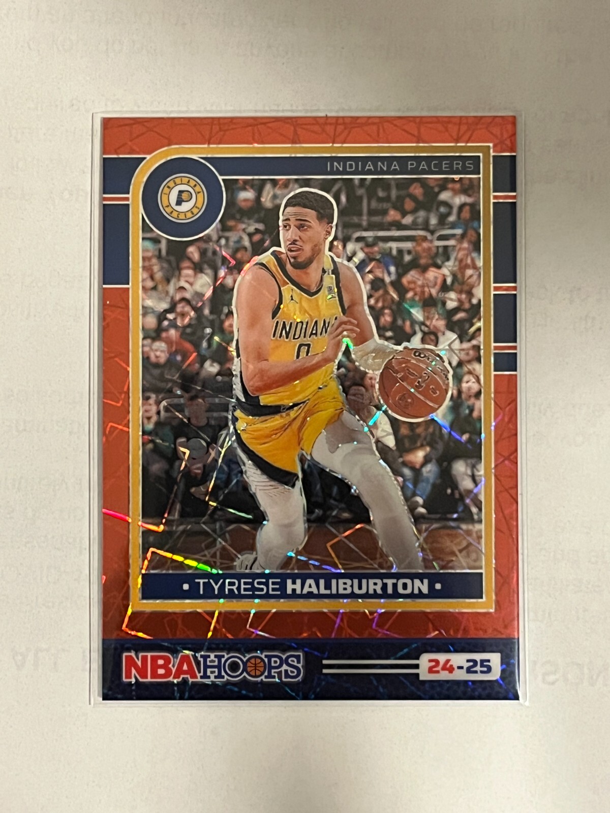 2024-25 Panini NBA Hoops - Tyrese Haliburton #104 Hyper Red
