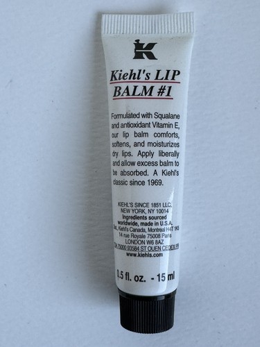 New! Kiehl's  Lip Balm #1 , 0.5  oz / 15 ml NEW WITH SEALED