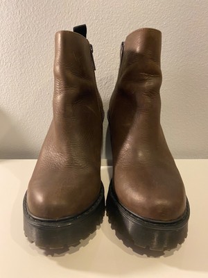  Dr. Doc Martens Magdalena Chelsea Boots dark brown Ankle Bootie size US 8 39
