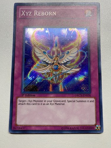 REBORN カード Yugioh Xyz Reborn 1st Edition Secret Rare ORCS-EN076 MP | eBay