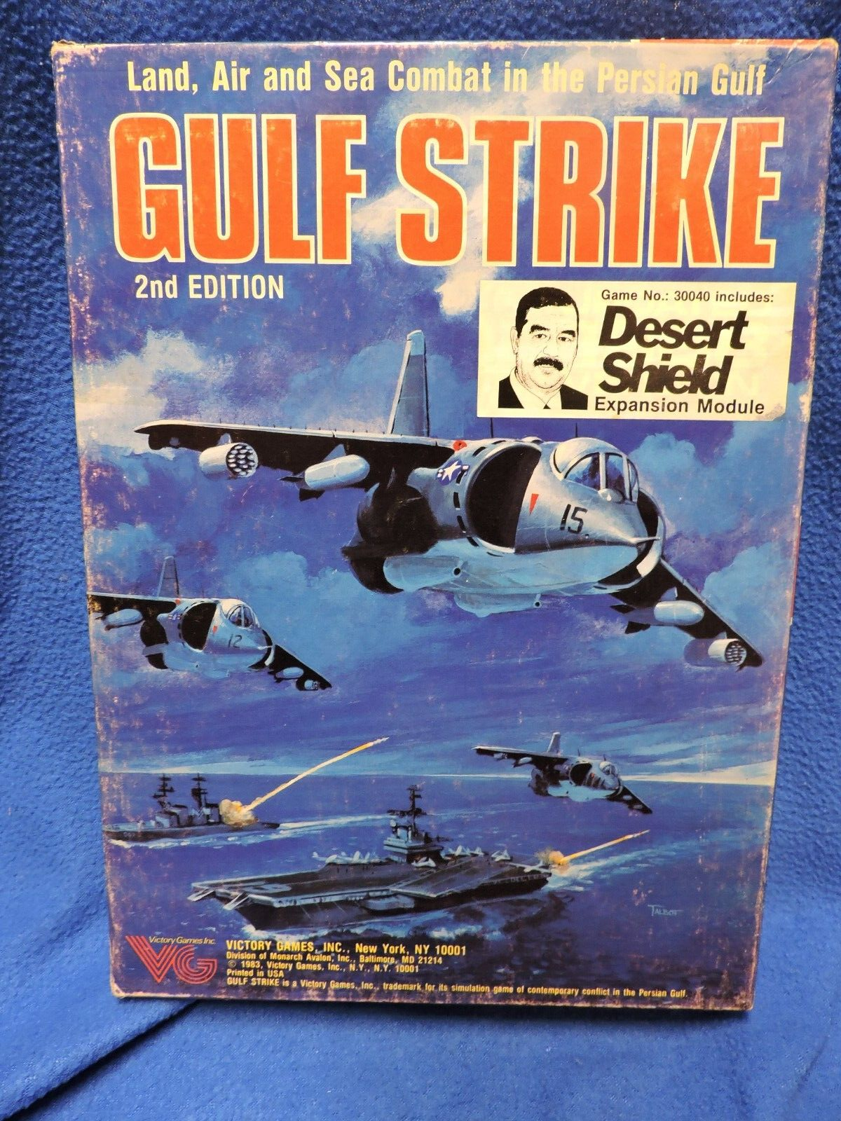 Gulf Strike Game 2nd Edition 1988 W/ Desert Shield Expansion