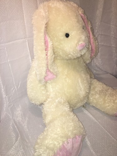 VGUC-HTF-34” 2016 Toys R Us Cream Bunny Rabbit Plush Easter Jumbo Off White