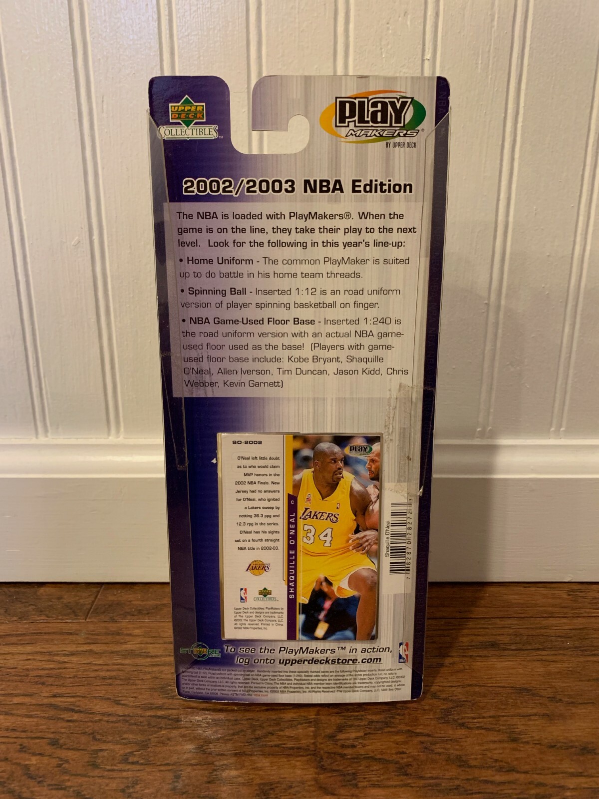 2002-03 Upper Deck Play Makers Bobblehead Bobble Shaquille Shaq O'Neal