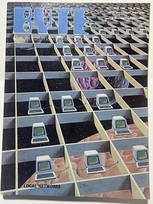 Byte Magazine Computers 1981 #10 Local Networks LAN Tinney Apple MacIntosh IBM
