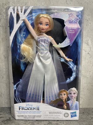 New Disney Frozen 2 Musical Adventure Elsa Singing ''SHOW YOURSELF'' Doll Hasbro 