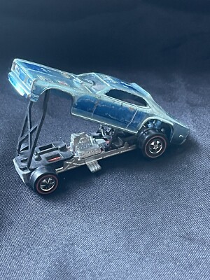 1969 HOT WHEELS REDLINE Tom McEwen/Mongoose Funny Car-Light Blue-Plymouth Duster