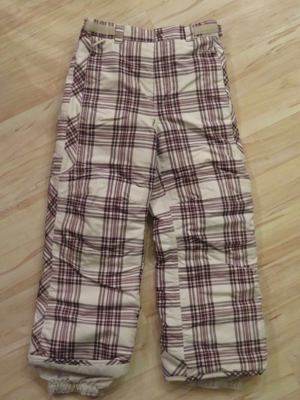 plaid ski pants